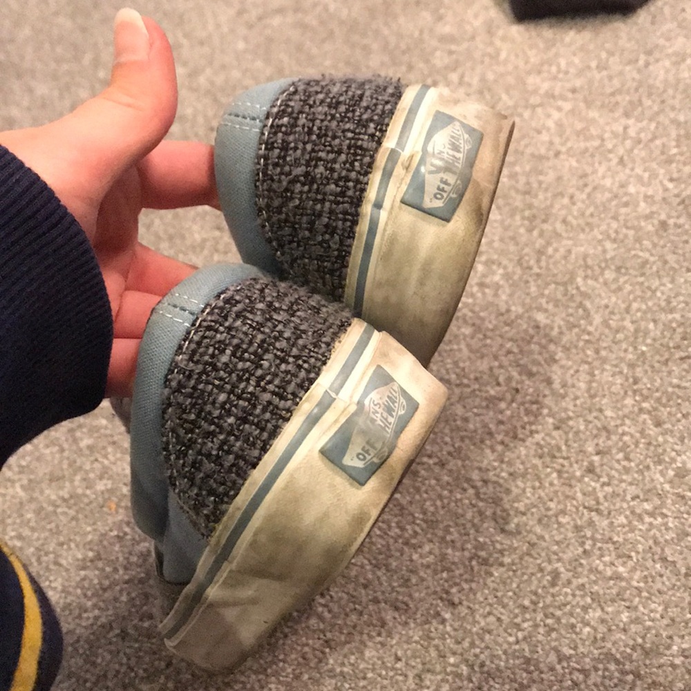 Blue Textured Vans - Picture 3 of 5